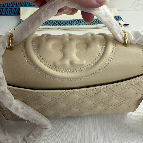 NEW Tory Burch  FLEMING CONVERTIBLE SHOULDER BAG In Black - Picture 8 of 11